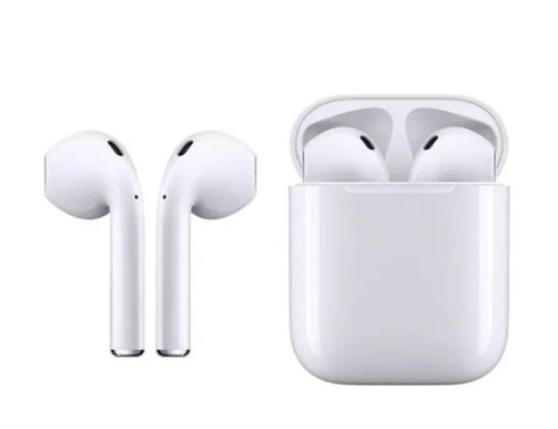 Fone De Ouvido Sem Fio Wireless Bluetooth Earpods I12 / Cor Única