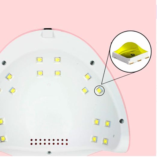 Cabine Secador Estufa Forno De Unha Uv Gel Led 48w