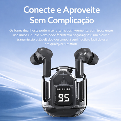 Fone Bluetooth Air31 TWS Som 9D à Prova d’Água