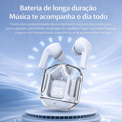 Fone Bluetooth Air31 TWS Som 9D à Prova d’Água