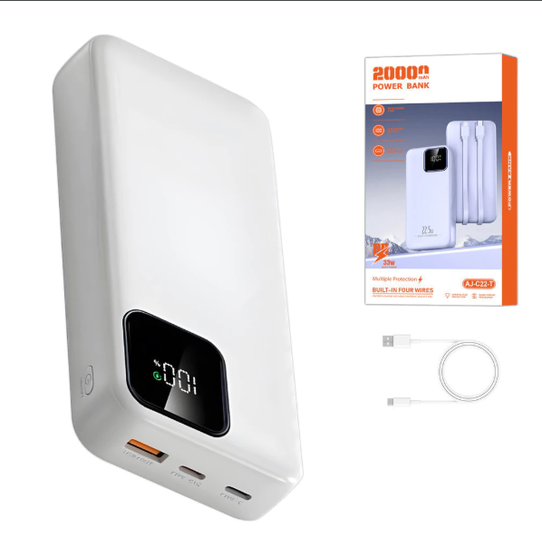 Carregador Turbo Portátil 20000mAh - MD-12409